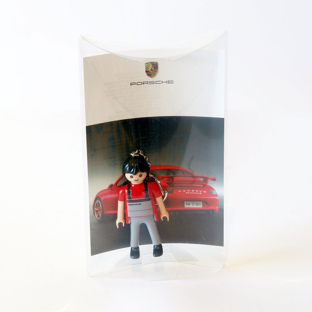 Playmobil llavero Mecánico Porsche ¡Exclusivo! | clickclack.es