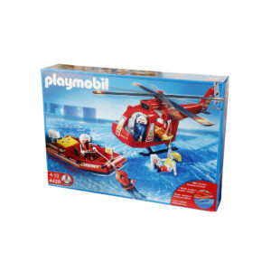 Playmobil 4428 Helicóptero y lancha de salvamento marítimo ¡City action! | clickclack.es