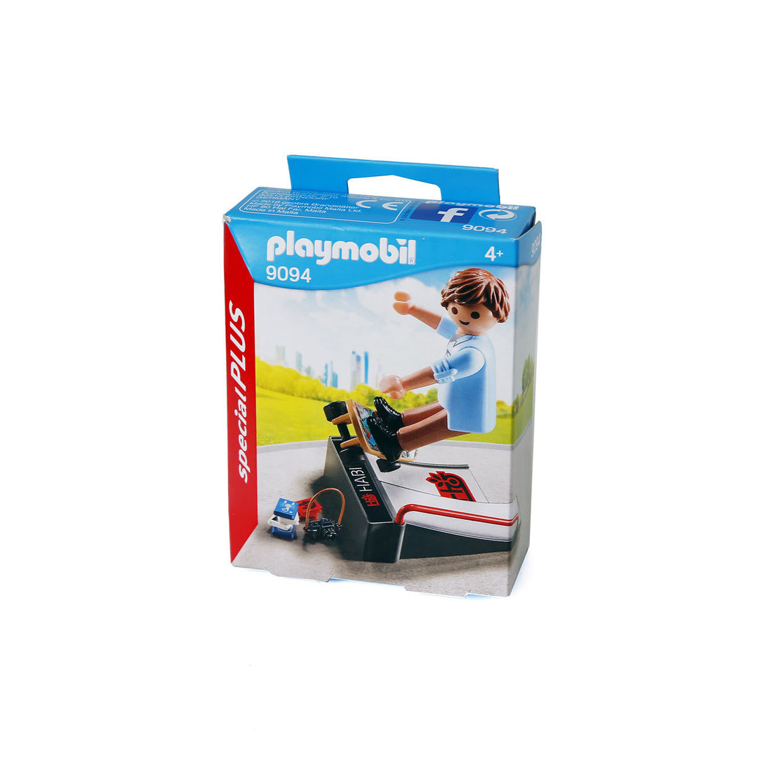Playmobil 9094 Patinador con rampa ¡Descatalogado! | clickclack.es