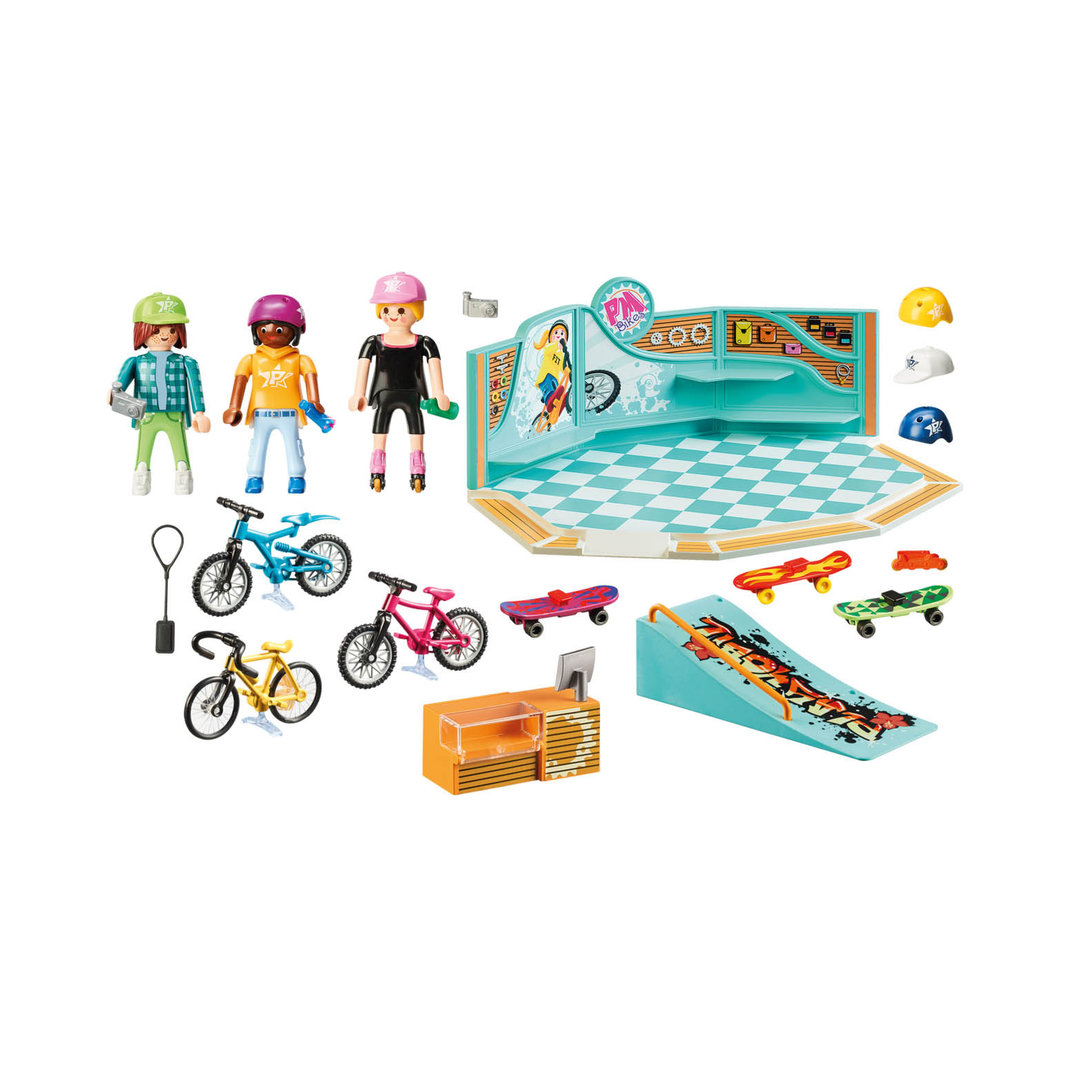 Playmobil 9402 Tienda de Bike & Skate ¡Nuevo! | clickclack.es