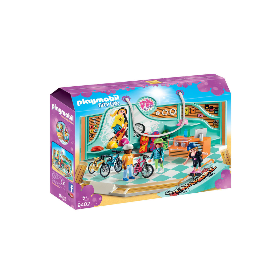 Playmobil 9402 Tienda de Bike & Skate ¡Nuevo! | clickclack.es