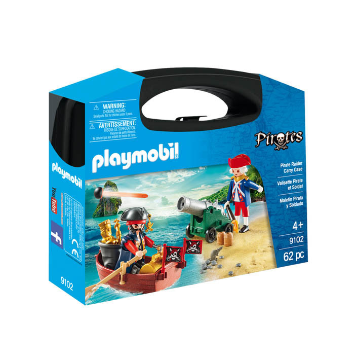 Playmobil 9102 Maletín grande Pirata y Soldado ¡Descatalogado! | clickclack.es