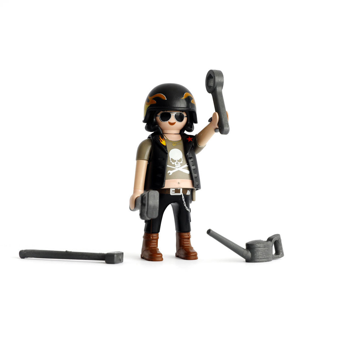Playmobil 9332 Mecánico motero sobre sorpresa ¡Serie 13! | clickclack.es