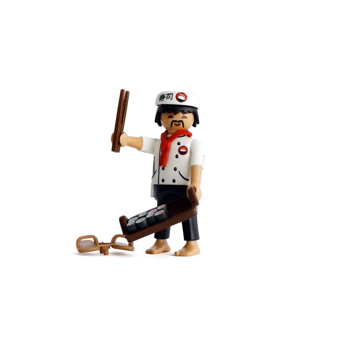 Playmobil 9332 Cocinero japonés de Sushi ¡Serie 13! | clickclack.es