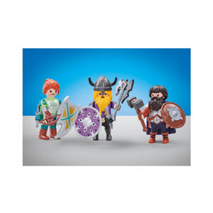 Playmobil 6588 Tres Guerreros Enanos ¡Medieval! | clickclack.es