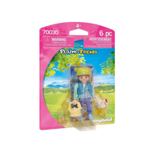 Playmobil 70030 Playmo-Friends Granjera con gallina ¡Nuevo! | clickclack.es