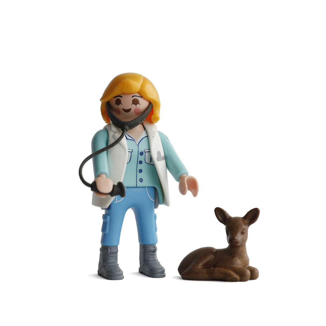 Playmobil 9333 Veterinaria con cervatillo ¡Serie 13! | clickclack.es