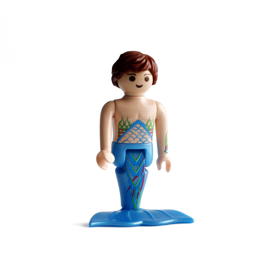 Playmobil Joven Tritón azul ¡Mercadillo! | clickclack.es