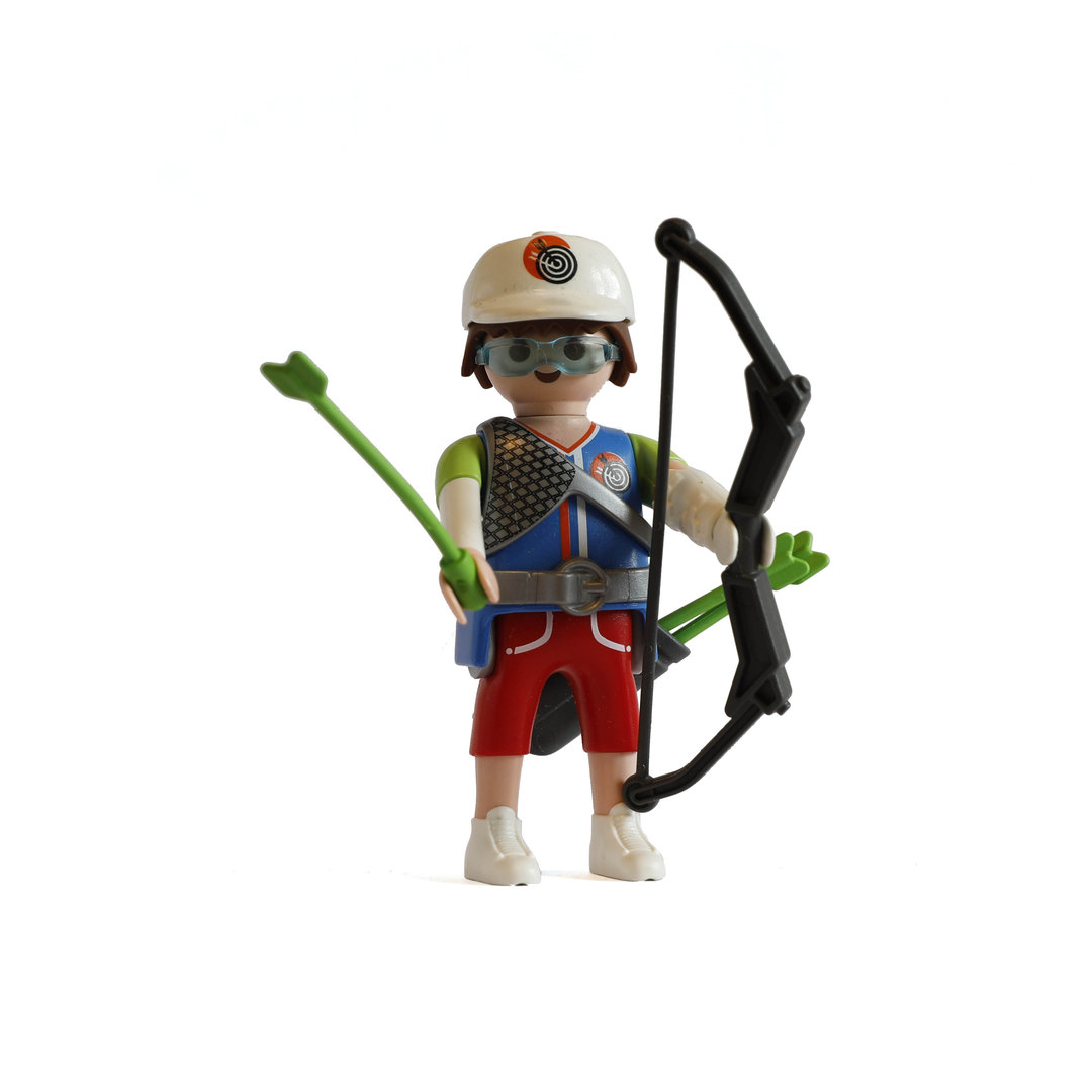 Playmobil 9443 Arquero olímpico sobre sorpresa ¡Serie 14! | clickclack.es
