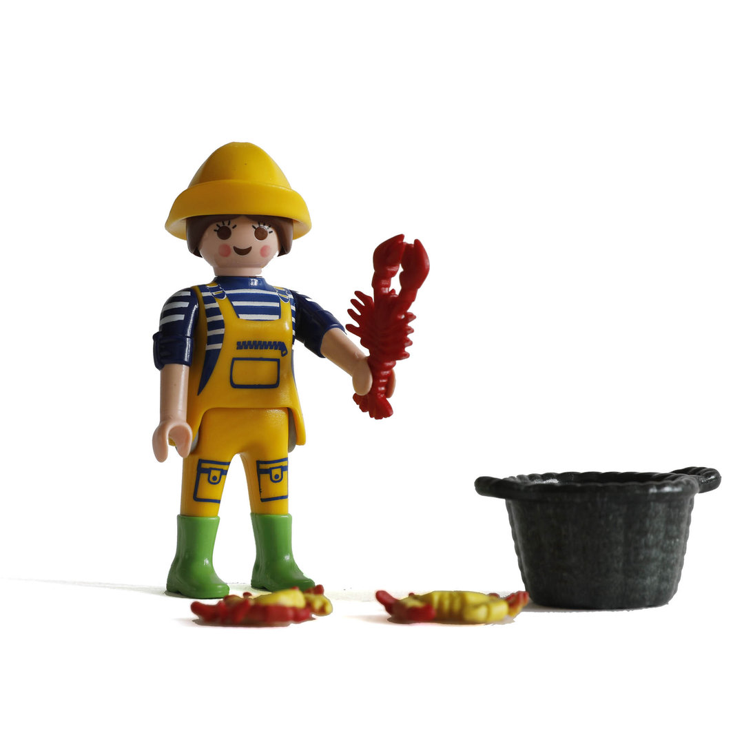 Playmobil 6841 Pescadora con marisco Sobre Sorpresa Chicas ¡Serie 10! | clickclack.es