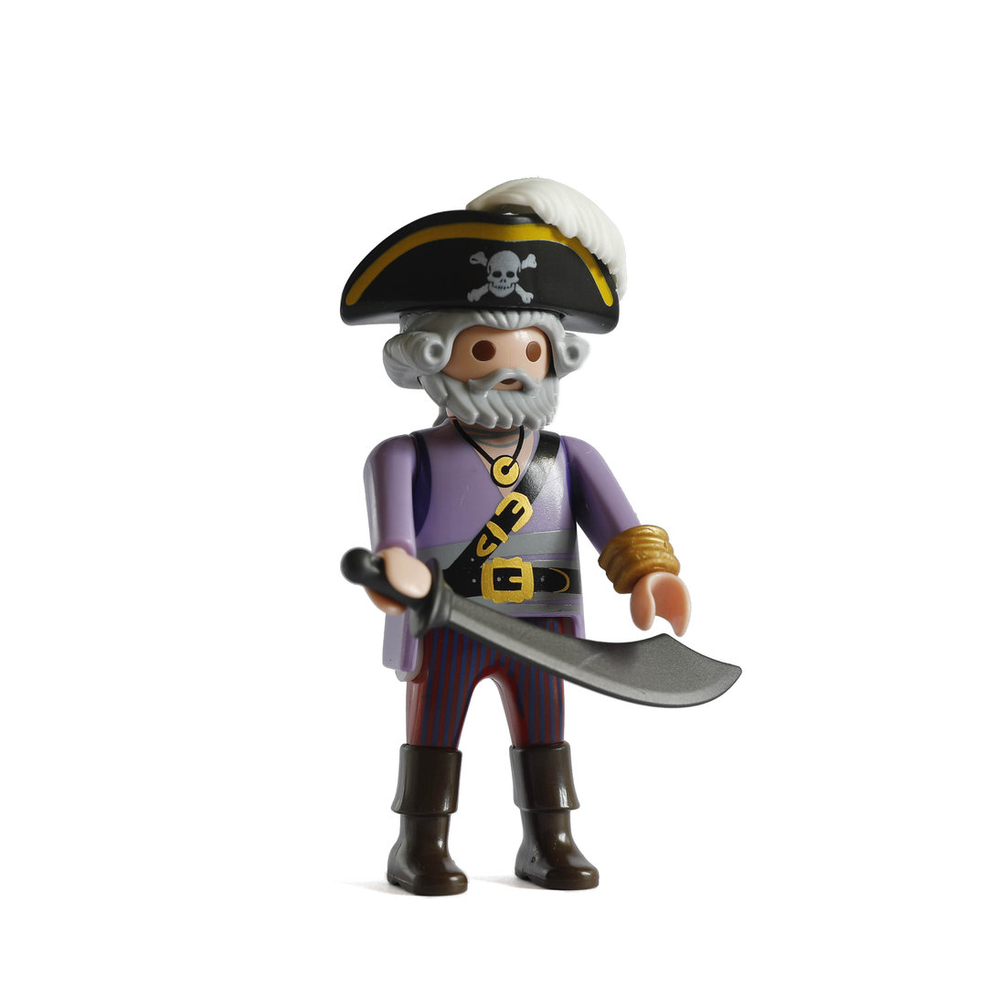 Playmobil Elegante Capitán Pirata con cimitarra ¡Mercadillo! | clickclack.es