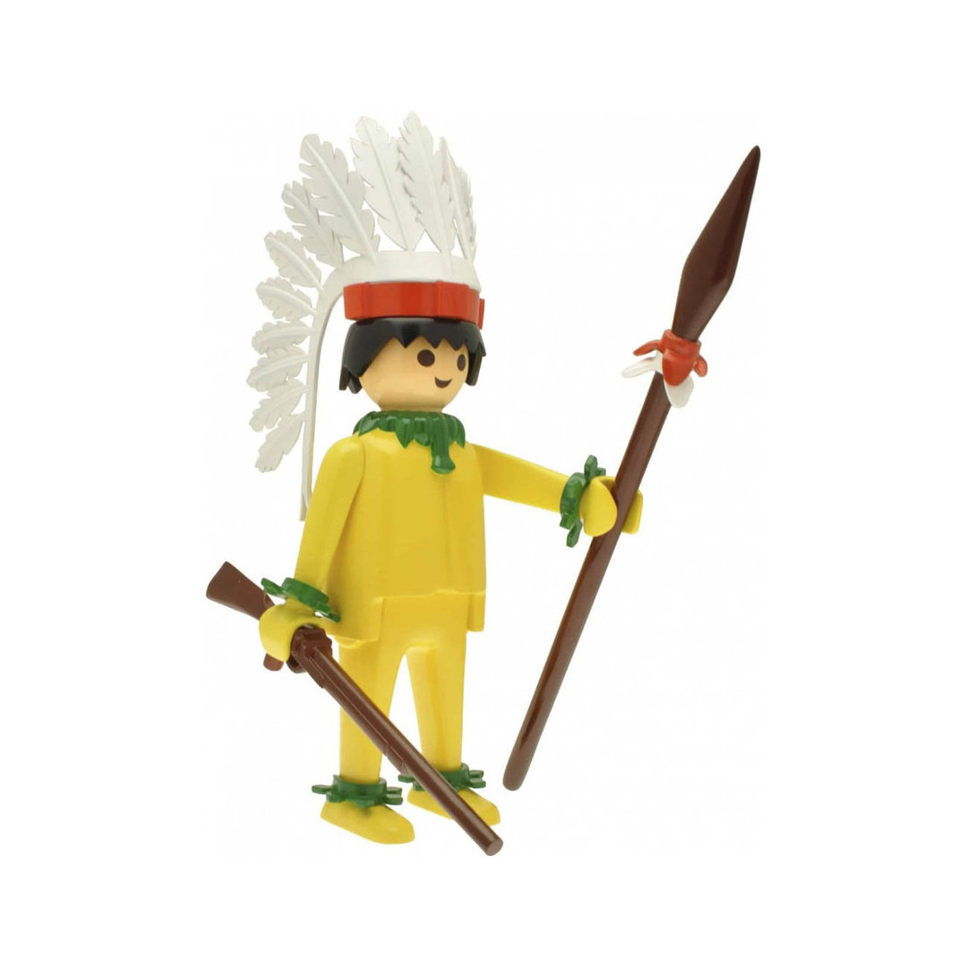 Plastoy Playmobil Indio amarillo 25cm en resina ¡Coleccionistas! | clickclack.es