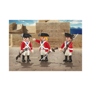 Playmobil 9886 Tres soldados franceses ingleses ¡DS! | clickclack.es