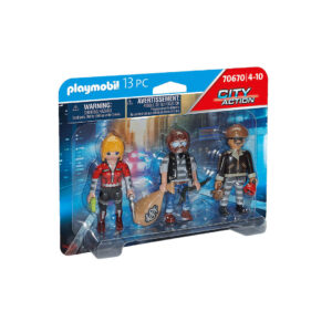 Playmobil 70670 Set figuras de ladrones ¡City action! | clickclack.es