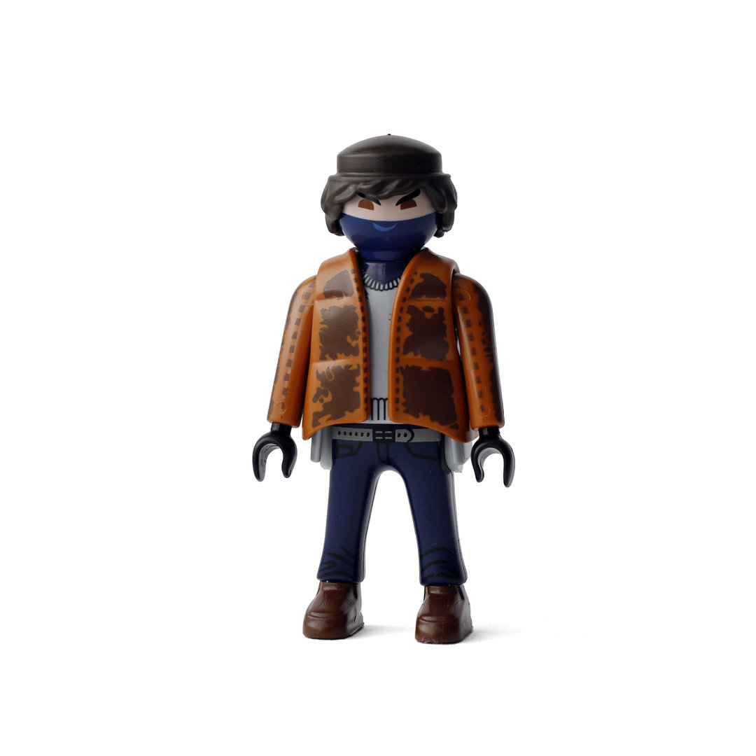 Playmobil Ladrón de azul y marrón ¡Mercadillo! | clickclack.es
