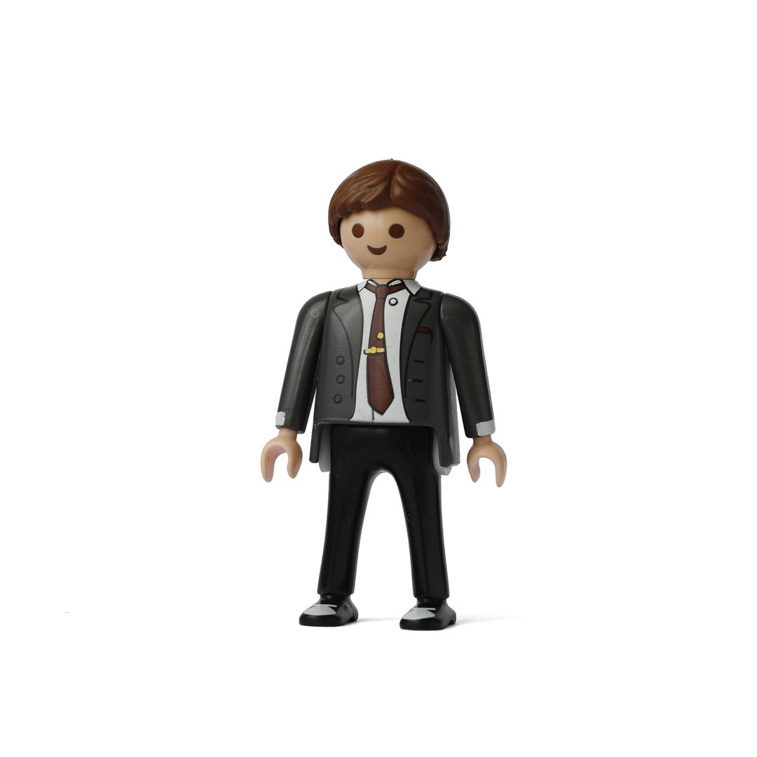 Playmobil Marty Macfly con traje y corbata ¡Mercadillo! | clickclack.es