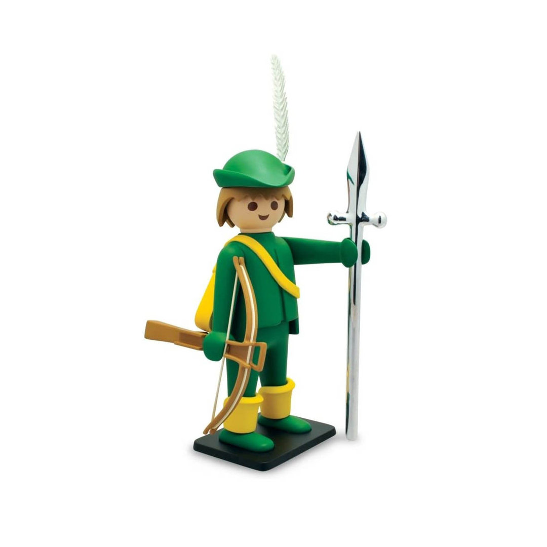 Plastoy Playmobil Arquero medieval 25cm en resina ¡Coleccionistas! | clickclack.es