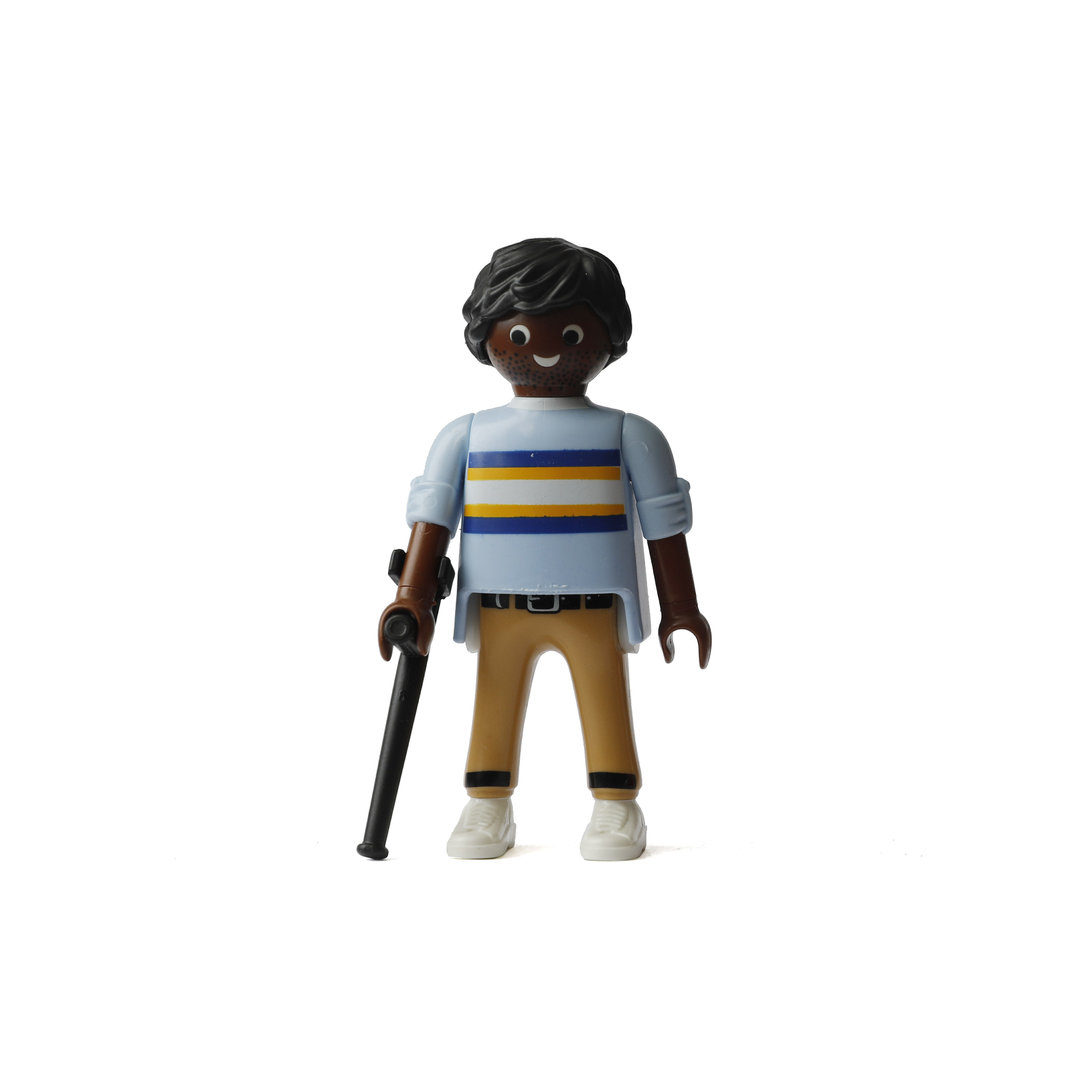 Playmobil Joven con muleta ¡Mercadillo! | clickclack.es