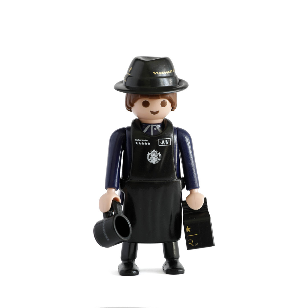 Playmobil Camarero de Starbucks Jun ¡Mercadillo! | clickclack.es