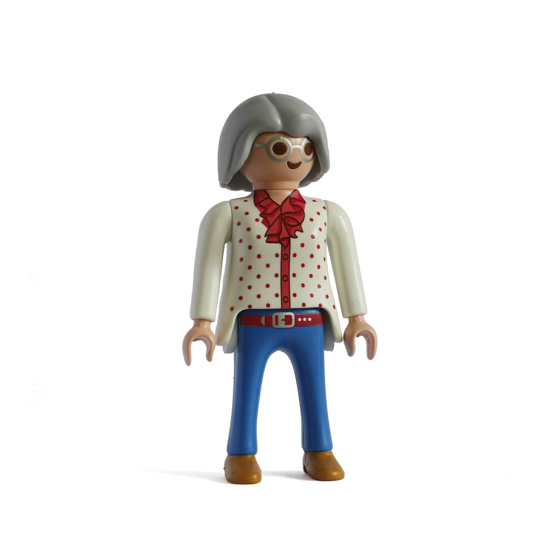 Playmobil Chica con pelo gris ¡Mercadillo! | clickclack.es
