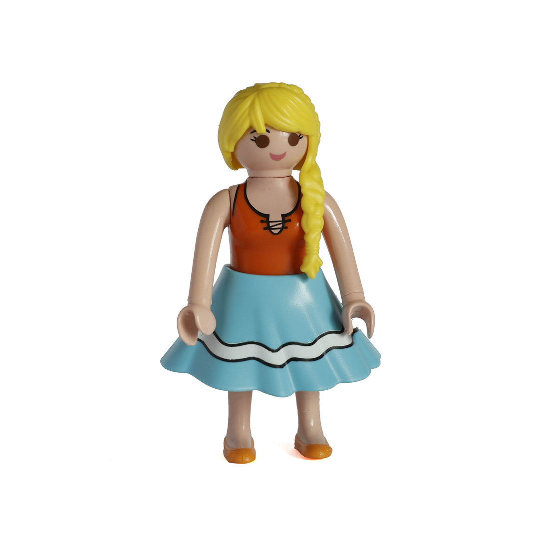 Playmobil Aldeana Gala con falda ¡Mercadillo! | clickclack.es