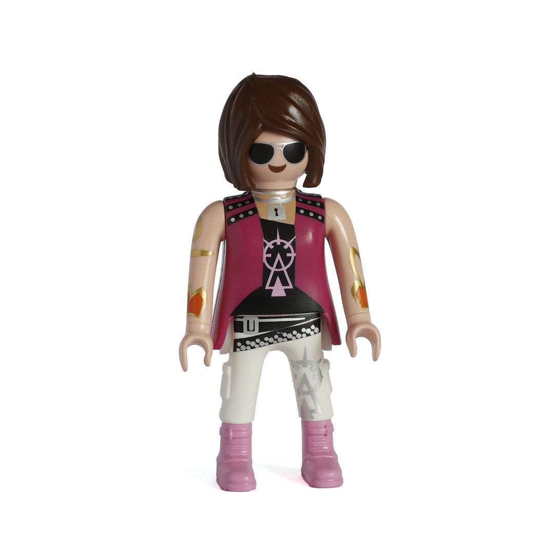 Playmobil Chica DJ de rosa y blanco ¡Mercadillo! | clickclack.es