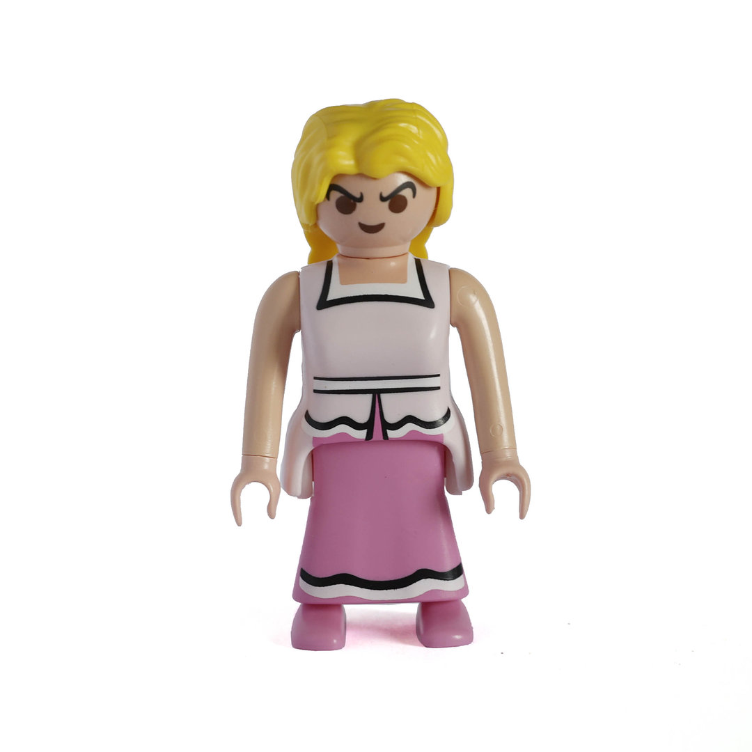 Playmobil Aldeana Gala de rosa ¡Mercadillo! | clickclack.es