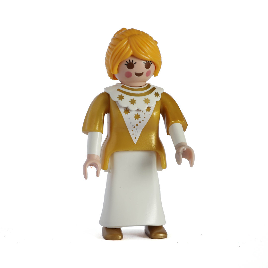 Playmobil Aldeana de blanco y oro ¡Mercadillo! | clickclack.es