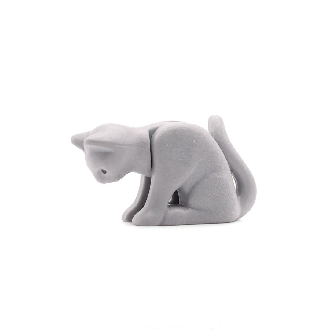 Playmobil Gato gris sentado ¡Mercadillo! | clickclack.es