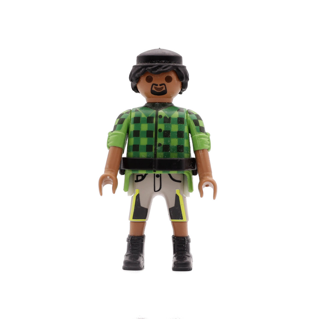 Playmobil Explorador de verde y gris con cinturón ¡Mercadillo! | clickclack.es