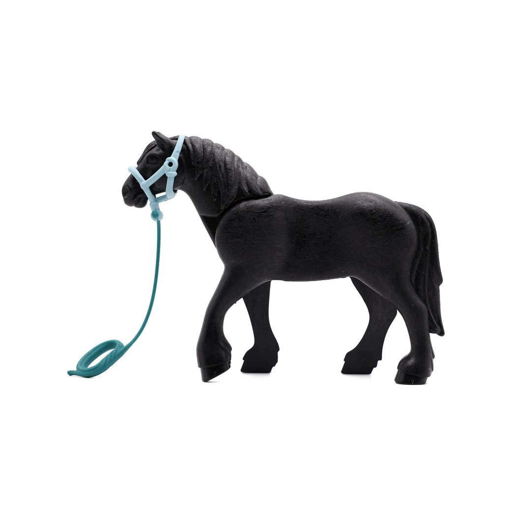 Playmobil Caballo negro de trabajo ¡Mercadillo! | clickclack.es