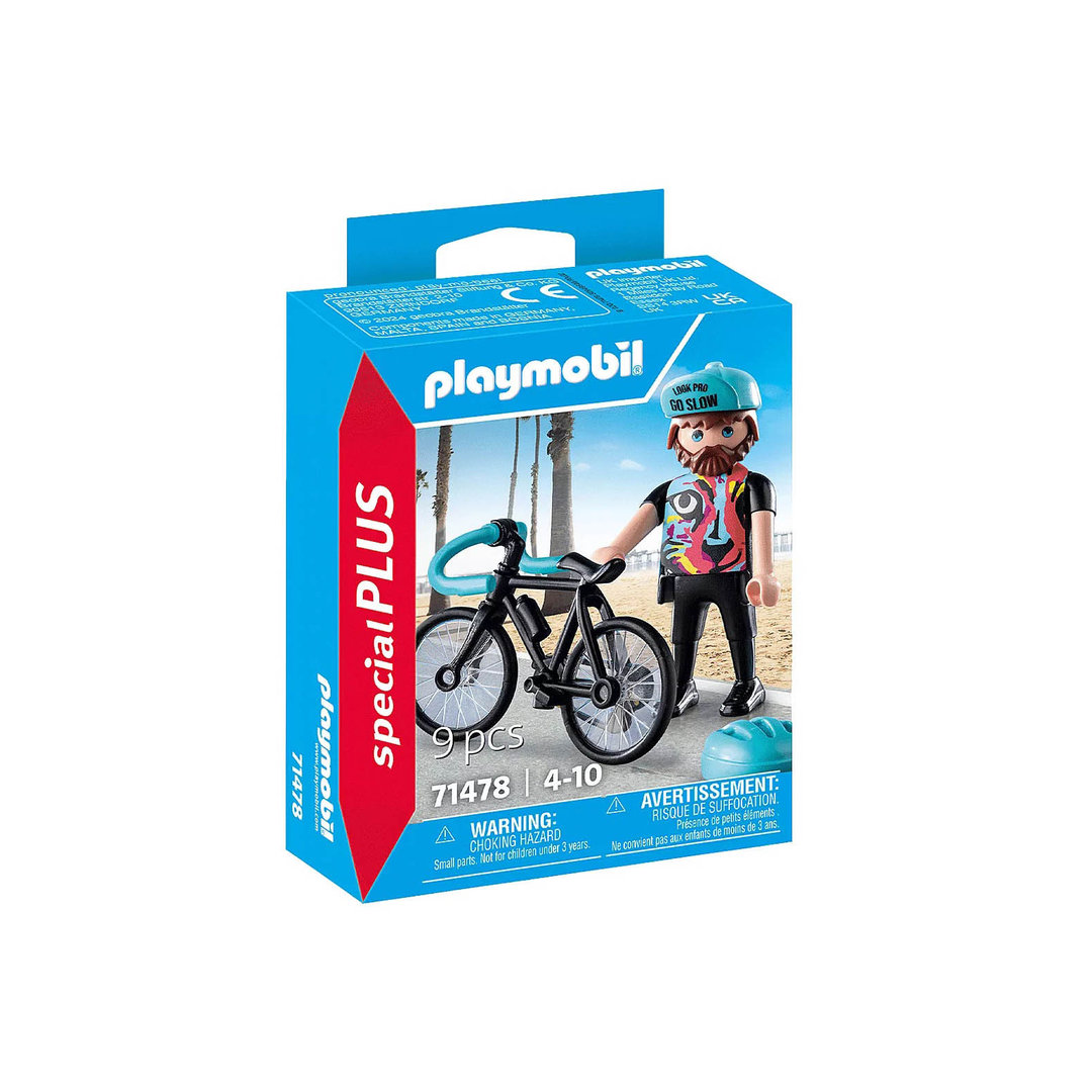 Playmobil 71478 Ciclista de carretera Paul ¡Special Plus! | clickclack.es