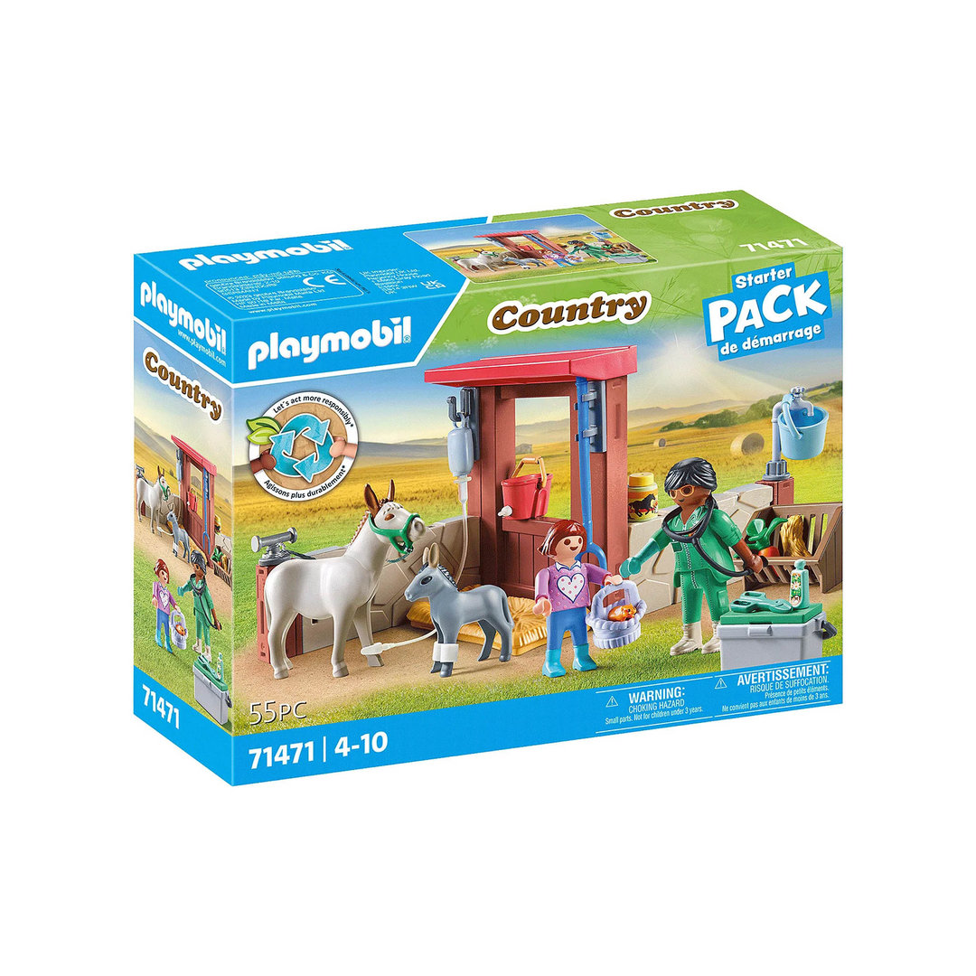 Playmobil 71471 Veterinaria de granja ¡Country! | clickclack.es