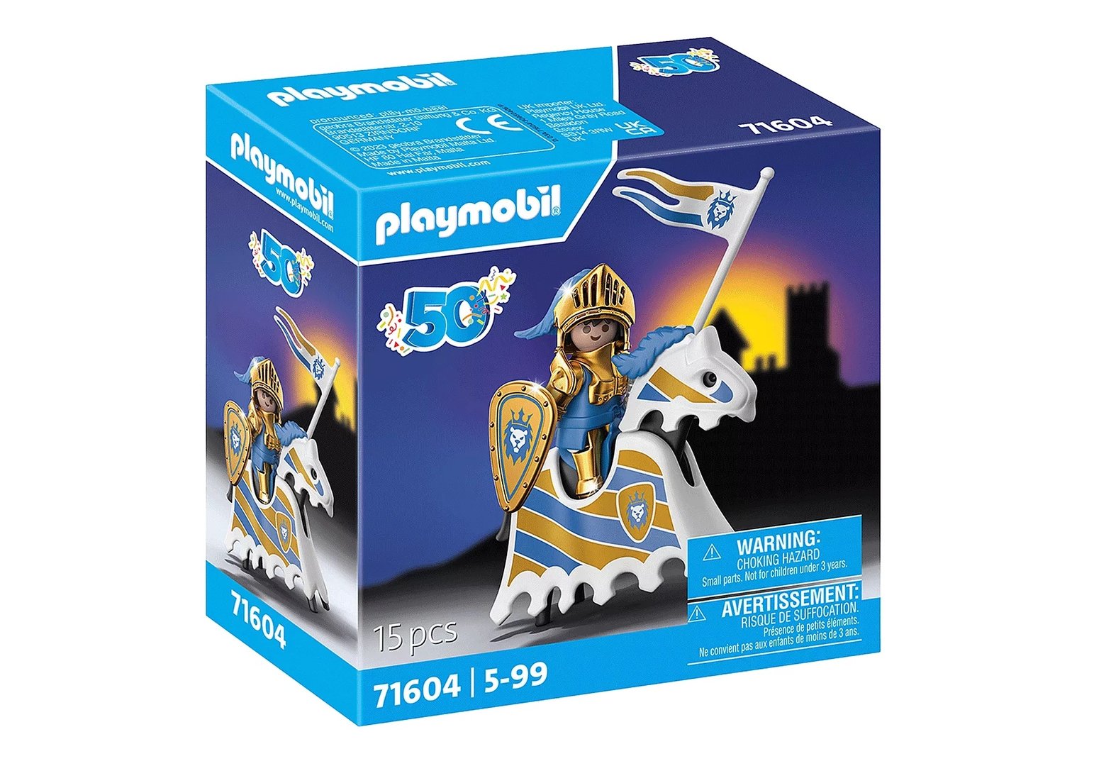 Playmobil 71604 Caballero aniversario ¡Medieval! | clickclack.es