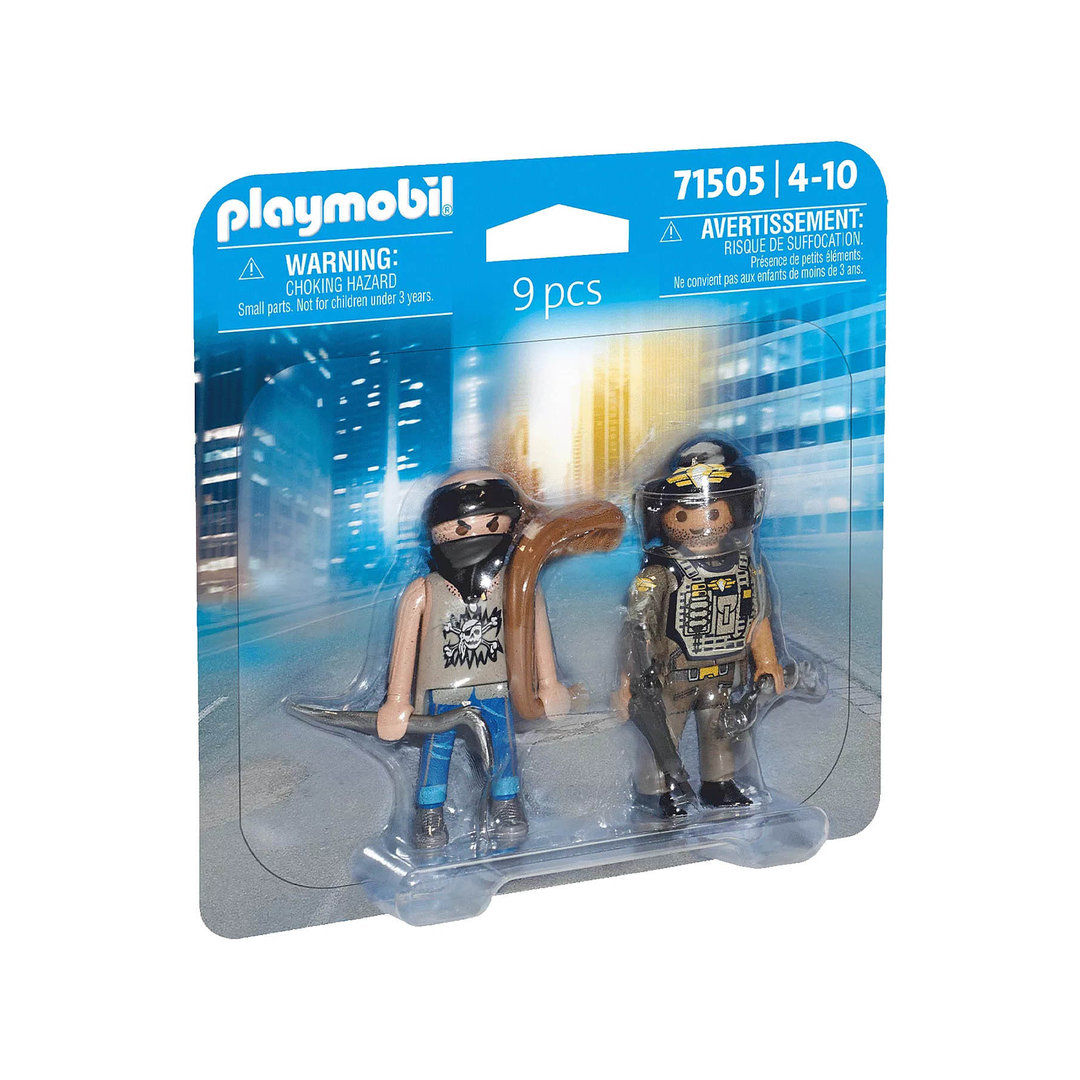 Playmobil 71505 Policía con ladrón ¡City Ation! | clickclack.es