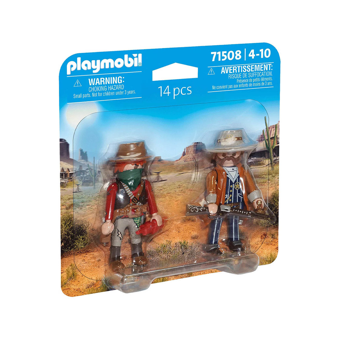 Playmobil 71508 Bandido y Sheriff ¡Western! | clickclack.es