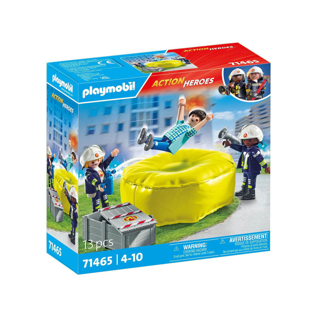 Playmobil 71465 Bomberos con colchoneta ¡City Action! | clickclack.es