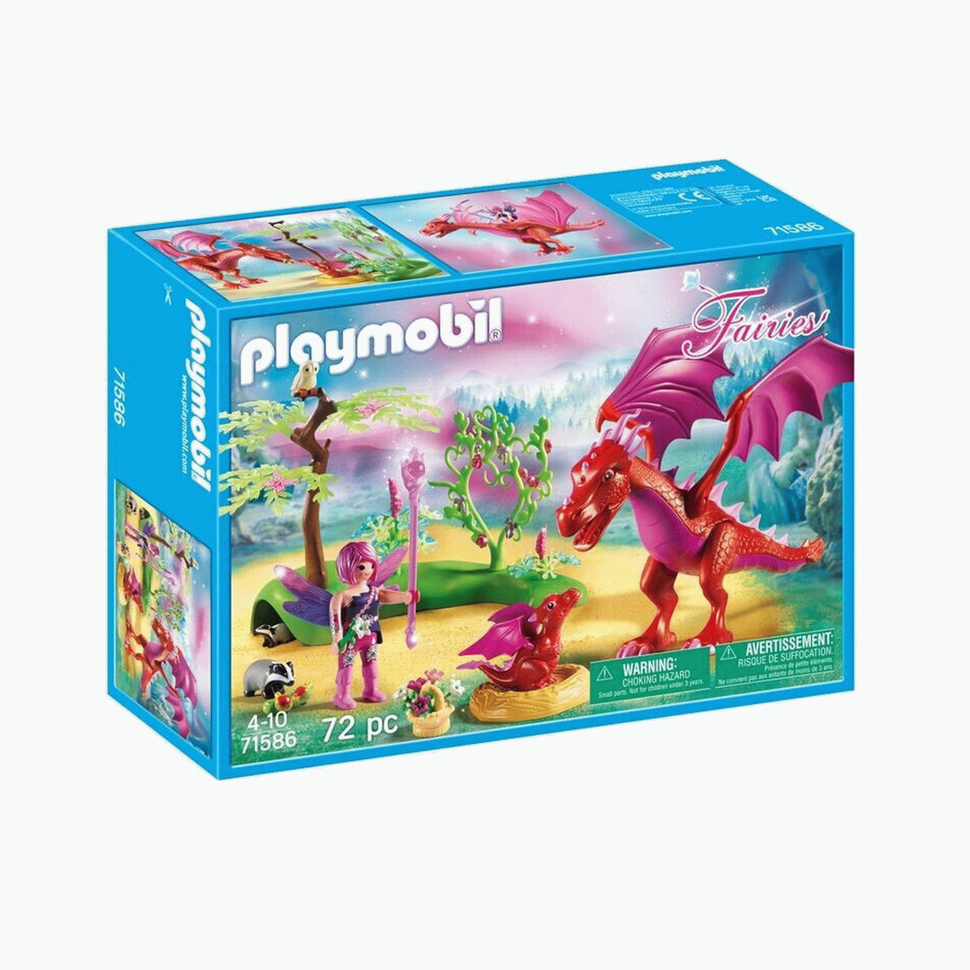 Playmobil 71586 Mamá dragón con bebé ¡Fairies! | clickclack.es
