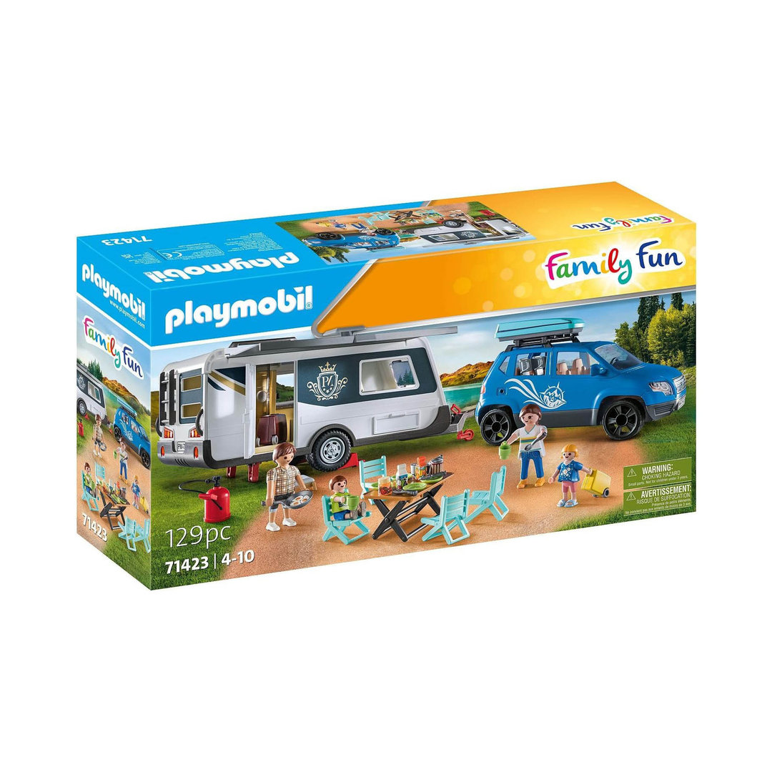 Playmobil 71423 Caravana con coche ¡Family Fun! | clickclack.es