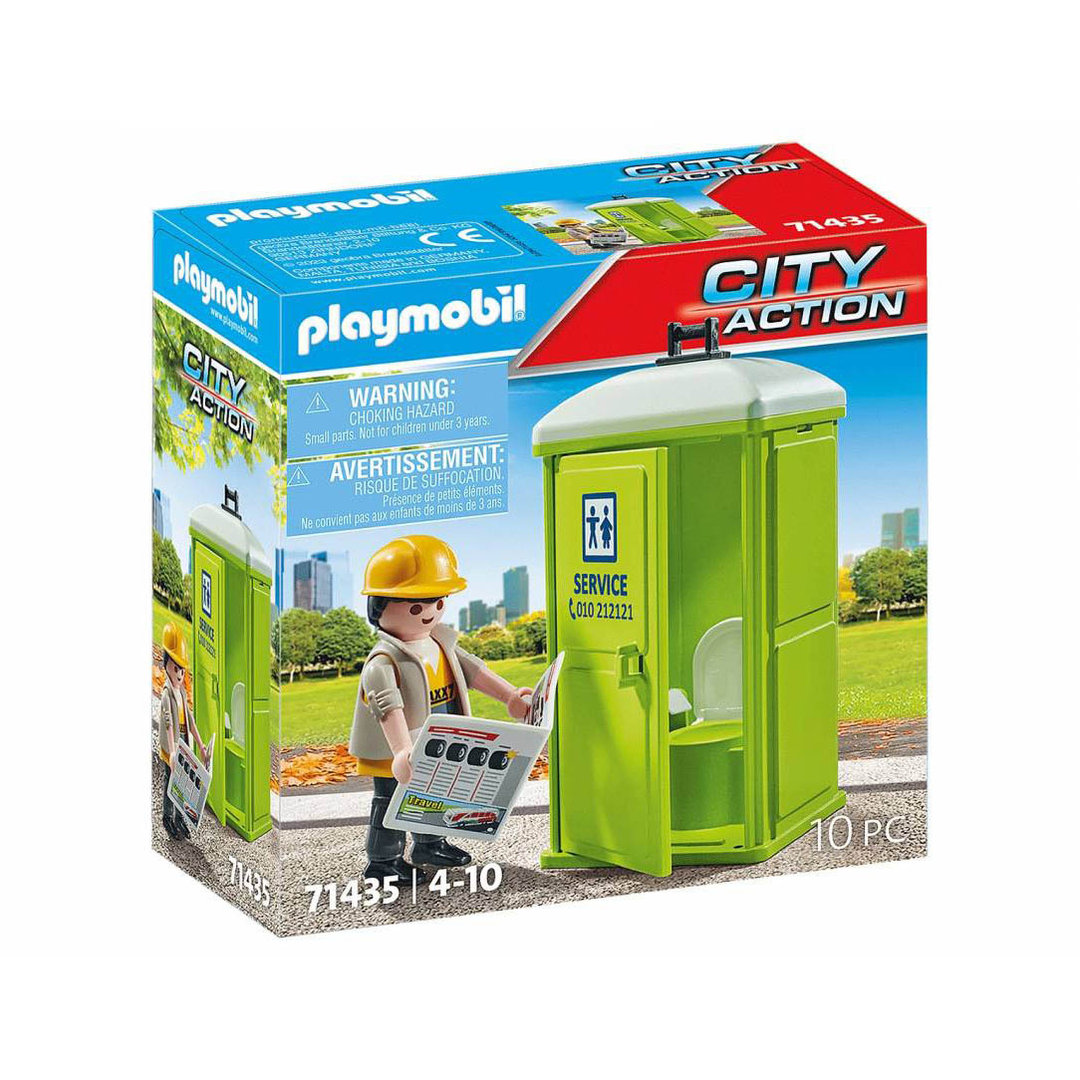 Playmobil 71435 Aseo portatil ¡City-Action! | clickclack.es