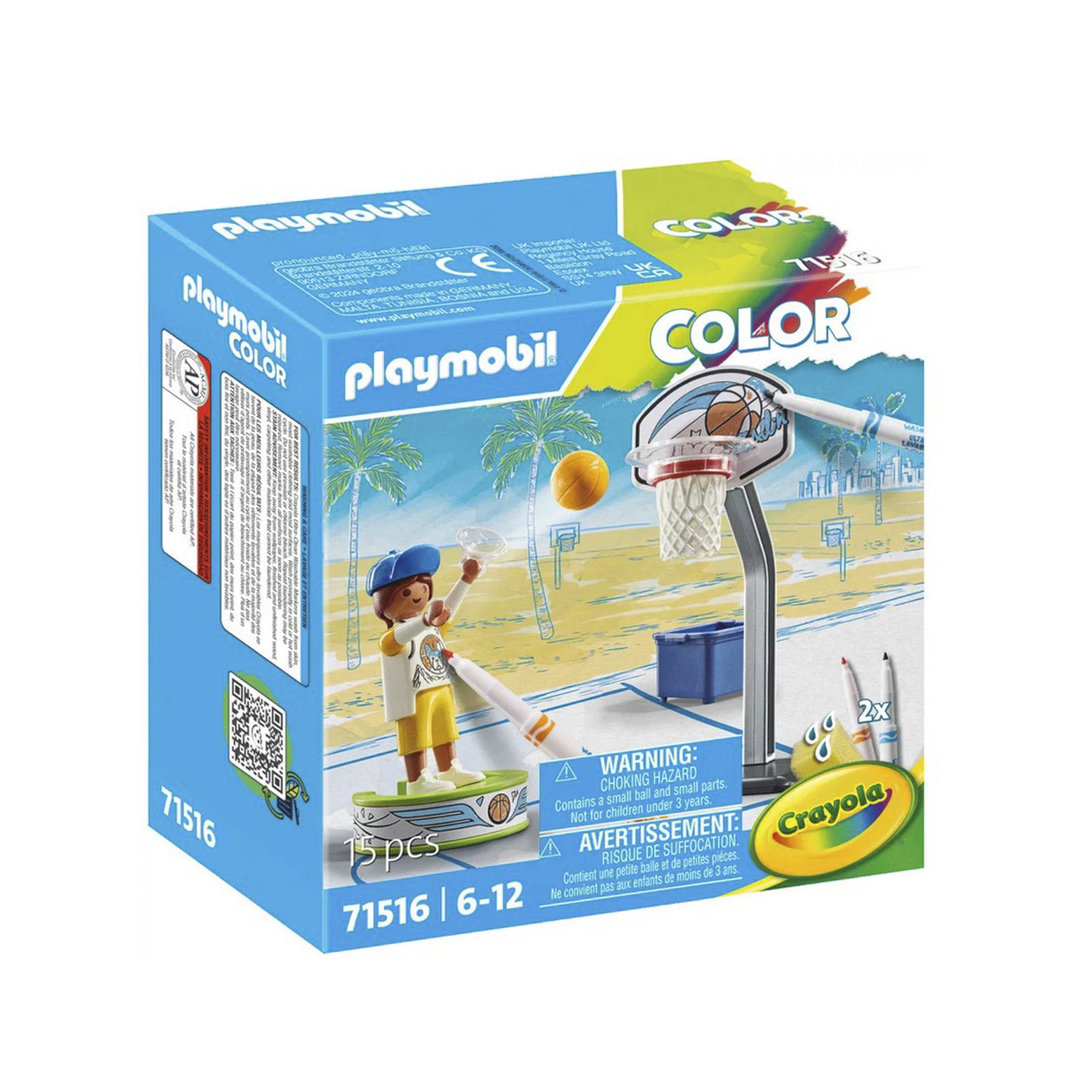 Playmobil 71516 Skater con baloncesto ¡Color! | clickclack.es