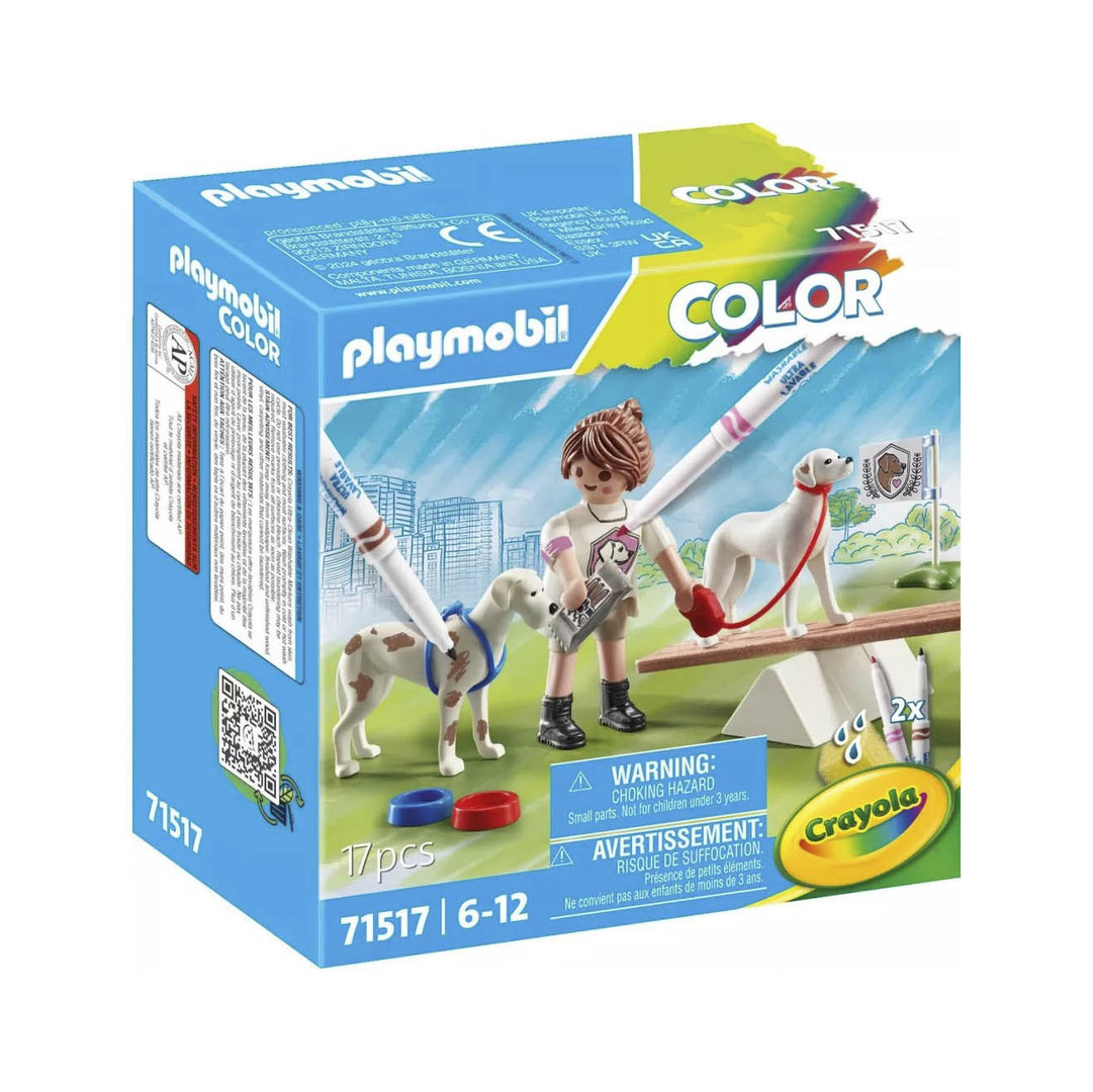 Playmobil 71517 Adiestramiento de perros ¡Color! | clickclack.es