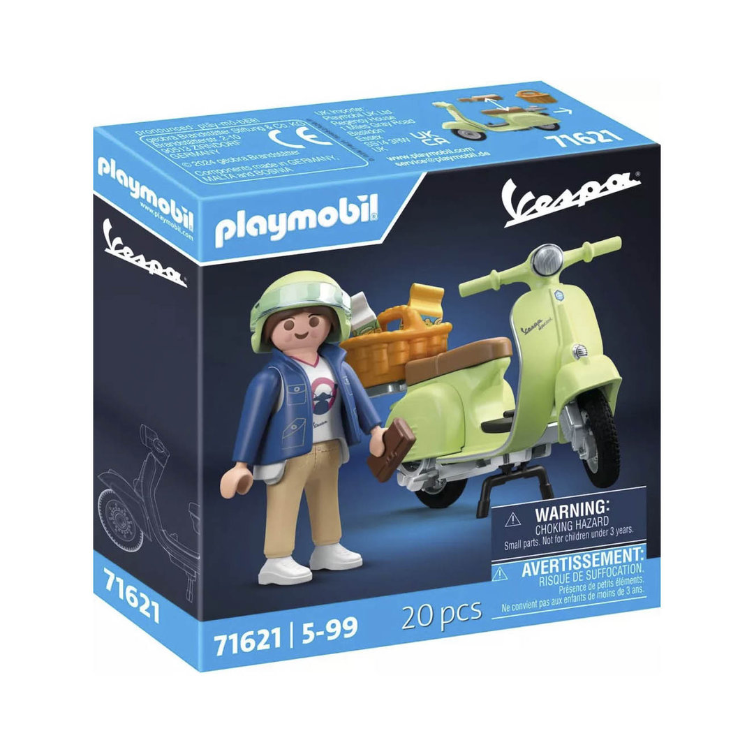 Playmobil 71621 1969 Vespa 150 Sprint Veloce, verde claro ¡VESPA! | clickclack.es