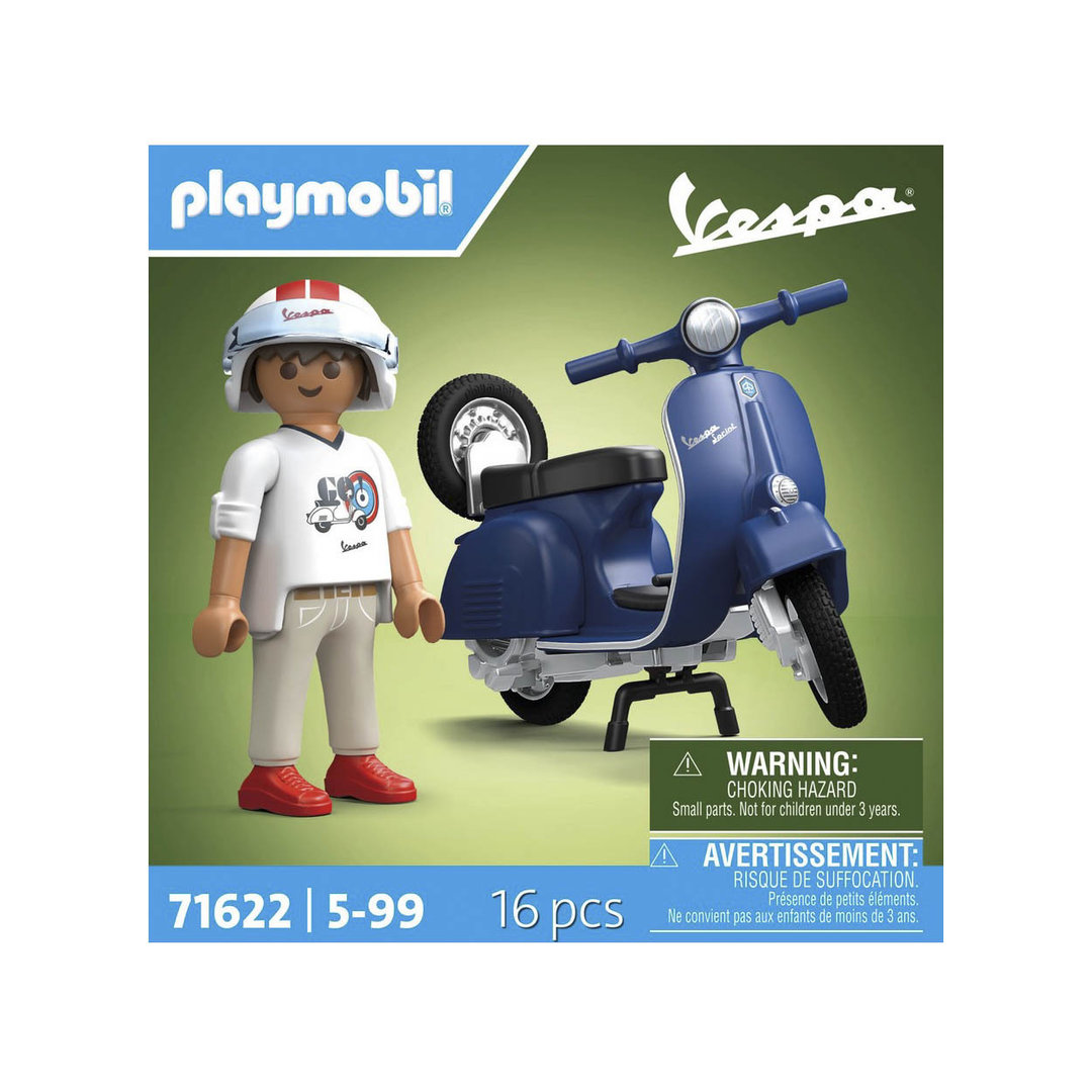 Playmobil 71622 1969 Vespa 150 Sprint Veloce, azul ¡VESPA! | clickclack.es