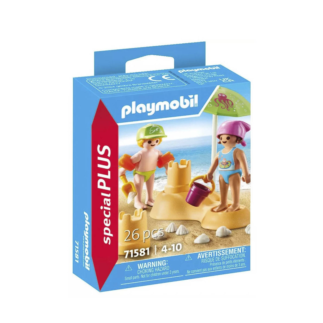Playmobil 71581 Niños con castillo de arena ¡Special Plus! | clickclack.es