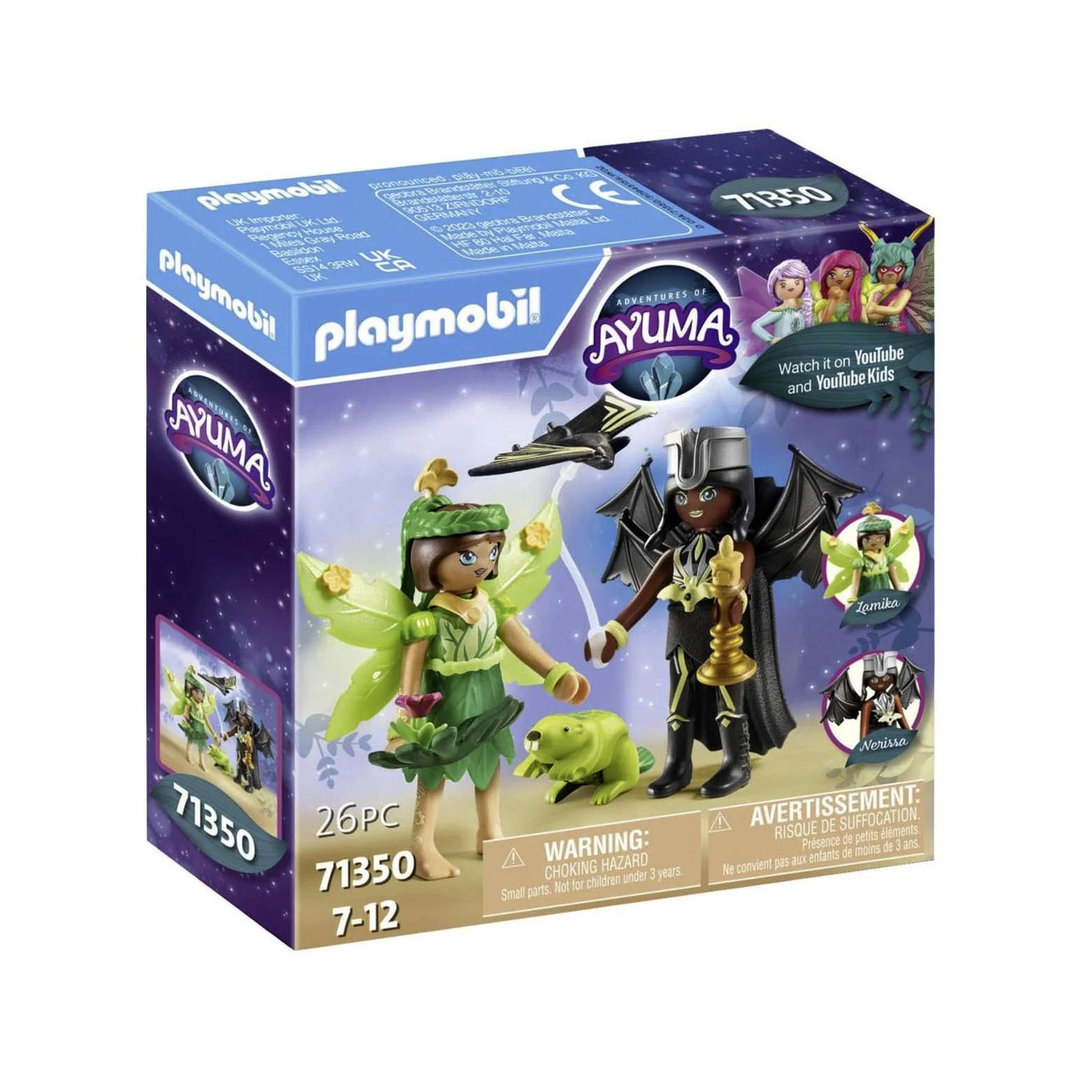 Playmobil 71350 Forest Fairy & Bat Fairy con animales del alma ¡Ayuma! | clickclack.es