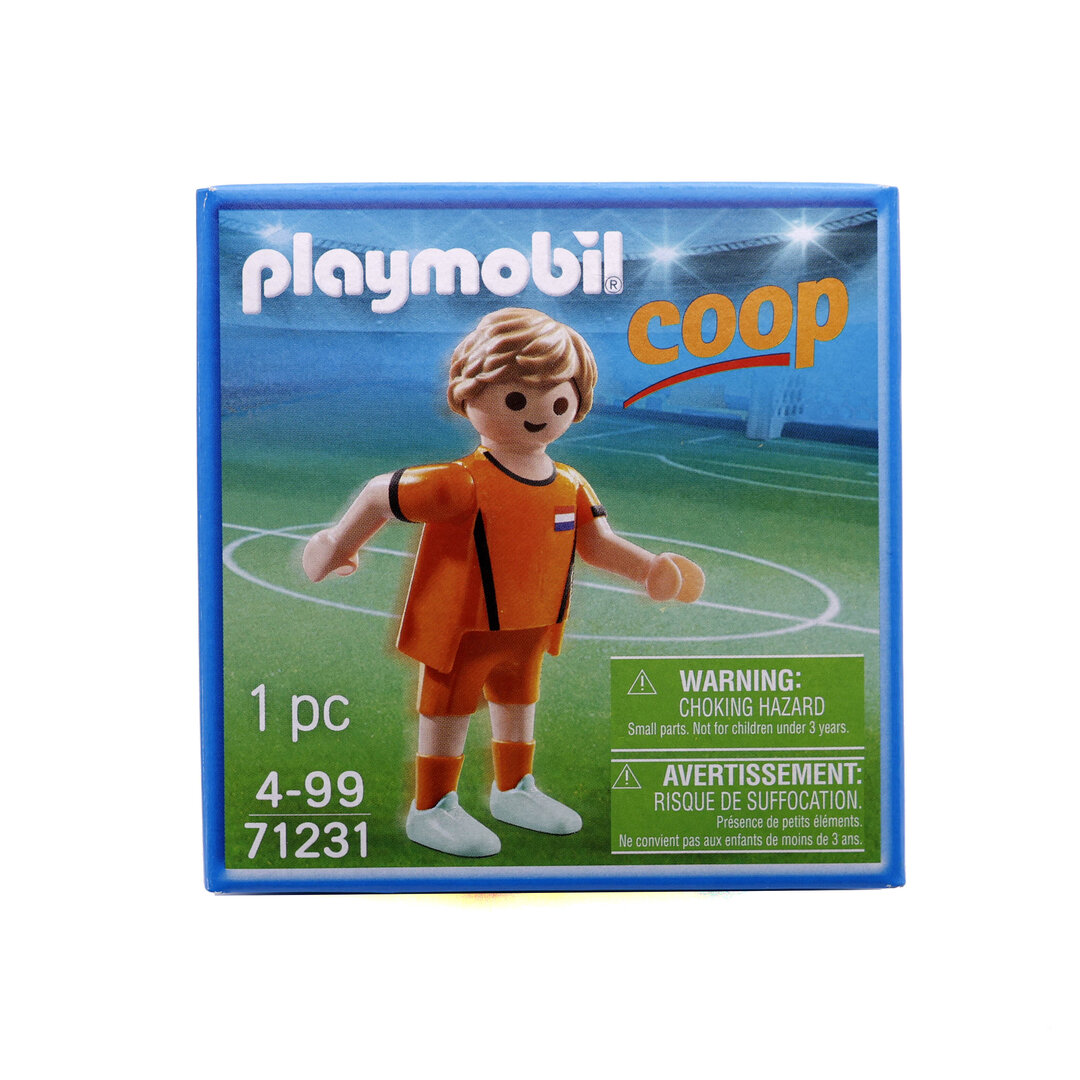 Playmobil 71231 Jugador Fútbol Cooperativa Holandesa ¡Exclusiva! | clickclack.es