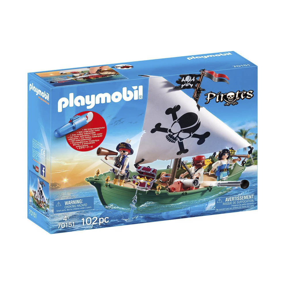 Playmobil 71713 Barcaza pirata ¡Pirates! | clickclack.es