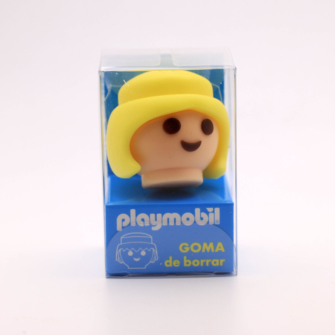 Playmobil Goma de borrar Chica ¡Nuevo! | clickclack.es