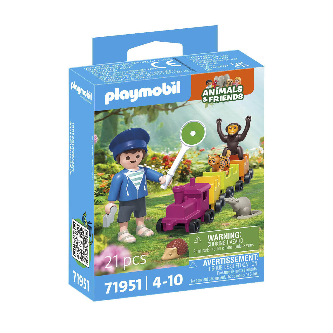 Playmobil 71951 Pequeño viaje en locomotora ¡Animals & Friends! | clickclack.es